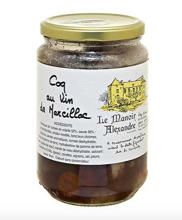 Jar of Coq au Vin "LE MANOIR ALEXANDRE