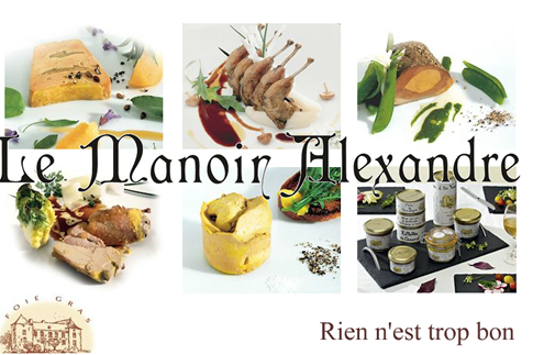 Quails stuffed with Foie Gras "LE MANOIR ALEXANDRE"